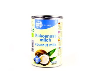 COCONUT MILK - NAPÓJ KOKOSOWY BEZ GUMY GUAR (22 % TŁUSZCZU) BIO 400 ml - TERRASANA