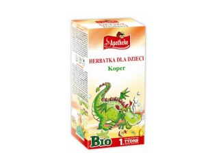 HERBATKA DLA DZIECI - KOPER WŁOSKI PO 4 MIESIĄCU BIO (20 x 1,5 g) 30 g - APOTHEKE