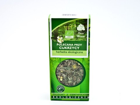 HERBATKA POLECANA PRZY CUKRZYCY BIO 50 g - DARY NATURY