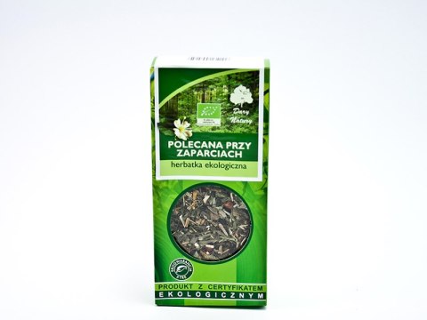 HERBATKA POLECANA PRZY ZAPARCIACH BIO 50 g - DARY NATURY