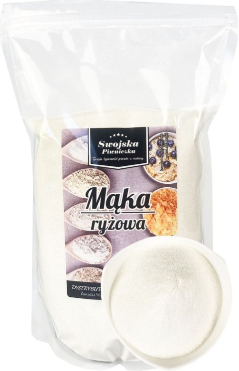 Mąka Ryżowa MĄKA Z RYŻU 1kg Swojska Piwniczka