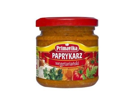 PAPRYKARZ WEGAŃSKI Z RYŻEM BEZGLUTENOWY 160 g - PRIMAVIKA