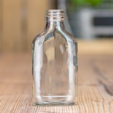 Butelka piersiówka FLASK na nalewki, bimber, wódkę 100ml