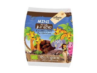 CIASTKA Z CZEKOLADĄ MINI JUNGLE BIO 100 g - BIO ANIA