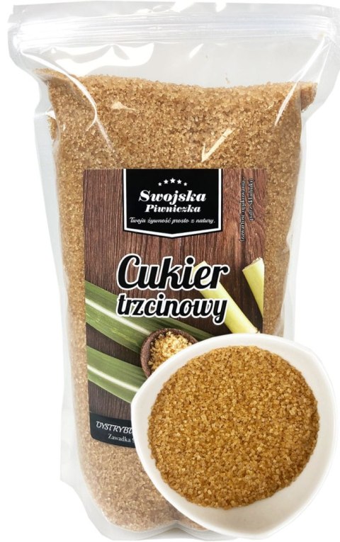 CUKIER TRZCINOWY Nierafinowany 250g Swojska Piwniczka