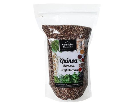 QUINOA TRÓJKOLOROWA KOMOSA RYŻOWA 500G SWOJSKA PIWNICZKA