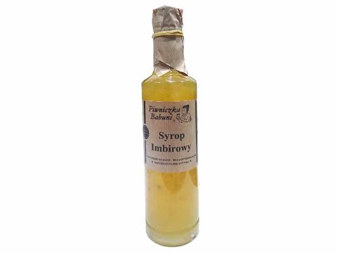 SYROP IMBIROWY 500 ml PIWNICZKA BABUNI