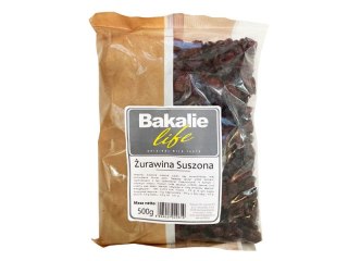 ŻURAWINA SUSZONA 500g BAKALIE LIFE