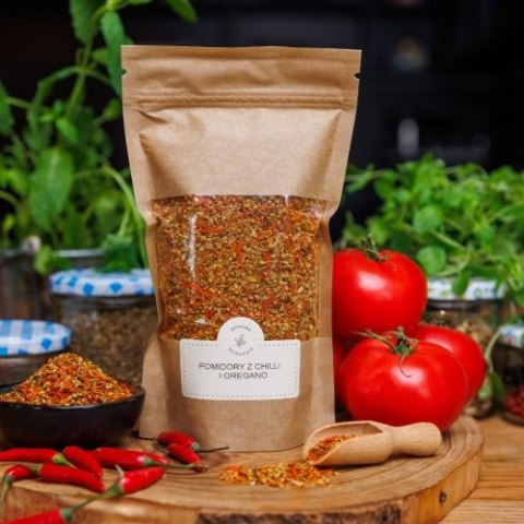 Pomidory z chilli i oregano 150g