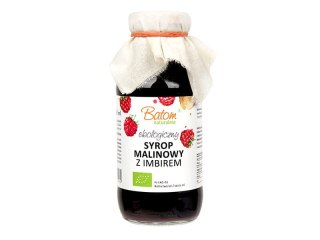 SYROP MALINOWY Z IMBIREM BIO 330 ml - BATOM